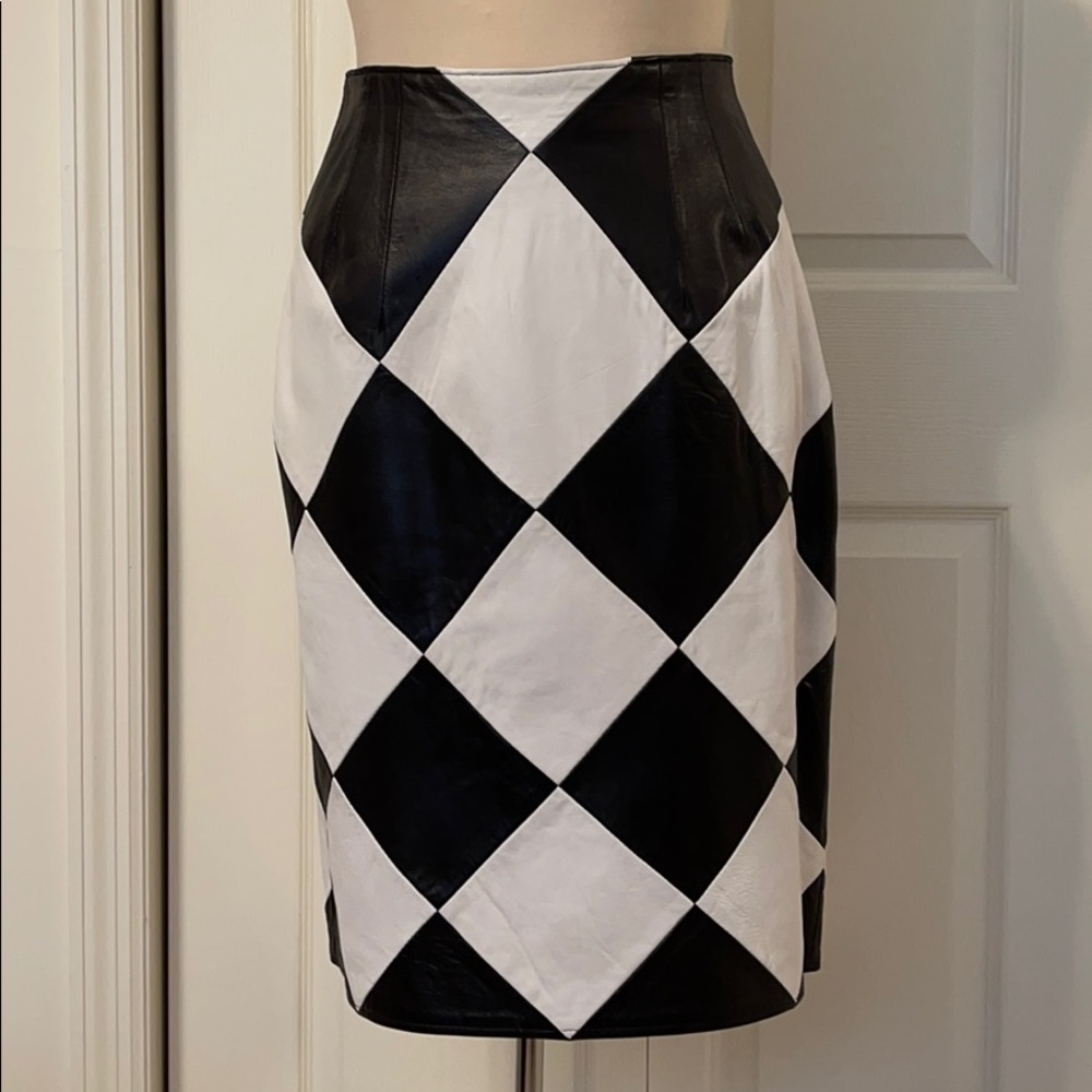 Leather skirt